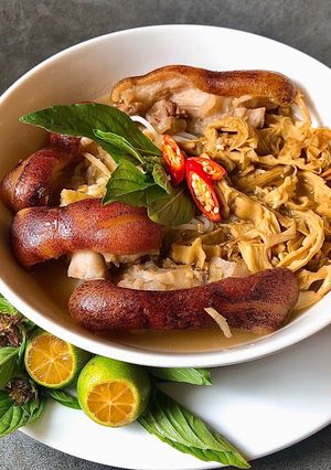 Hình của món Bún Giả Cầy - Đặc Sản Nam Định.