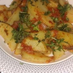 Aloo ki tarkari A picture of Aloo ki tarkari.