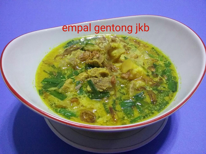 Cara Gampang Menyiapkan Empal gentong ala bunda jkb, Lezat