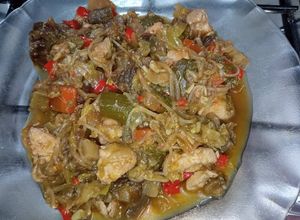 Una foto de Chop suey "a mi manera"