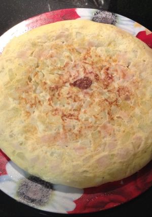 Foto principal de Tortilla de calabacín y pechuga de pavo
