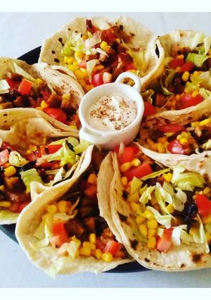 Une photo de Assiette de wraps vegan 😊🌱
