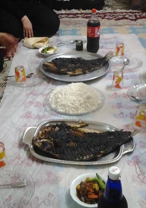 عکسی از دستور ماهی کبابی به سبک اهوازی