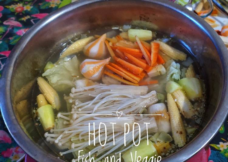 Resep Hotpot Fish and Veggie Praktis Anti Gagal