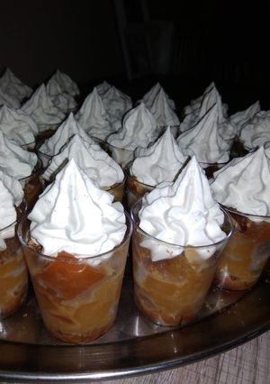 Une photo de Tarte Tatin en Verrines