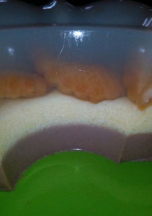 Foto resep Puding marie 3 lapis