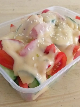 Cara Gampang Membikin Resep  Simple salad #1 yang Menggugah Selera, Enak