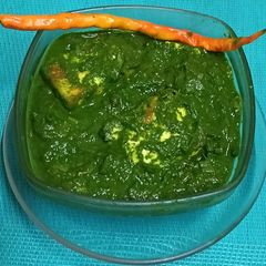 A picture of Kashmiri Methi Chaman (Paneer).