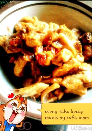 Foto resep Oseng Tahu kecap manis