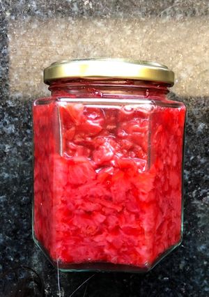 Una foto de Mermelada de frutillas baja en azúcar