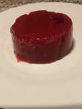 Flan de frutas del bosque Vegano
