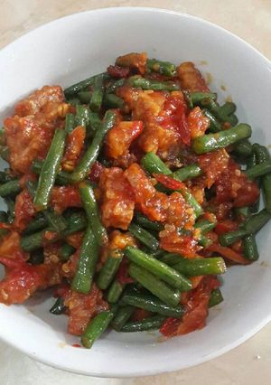 Foto resep Balado tempe kacang panjang