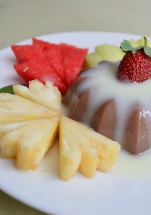 Foto resep Fruit pudding