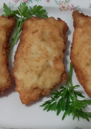 Una foto de Salmón con bechamel