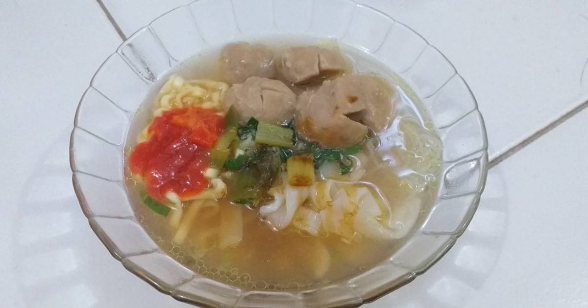 43 resep  bakso  gepeng  enak dan sederhana Cookpad