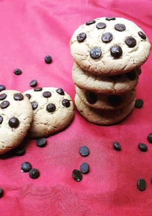 Φωτογραφία της συνταγής Cookies με σταγόνες σοκολάτας