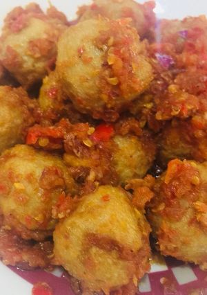 Foto resep Bakso pedas level selingkuh 🤫🤫