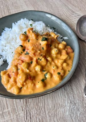 Une photo de Dahl de pois chiche à ma façon