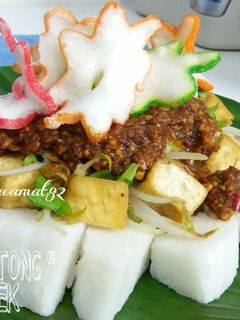 Foto resep " tahu lontong / tahu tek