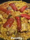 Arroz con costillejas de cerdo al majado de ajo y romero #cumplimos8