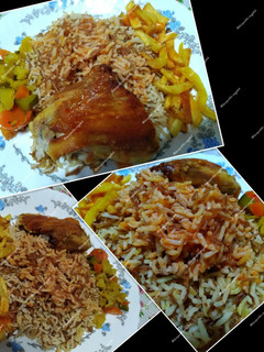 عکسی از دستور رشته پلو با مرغ