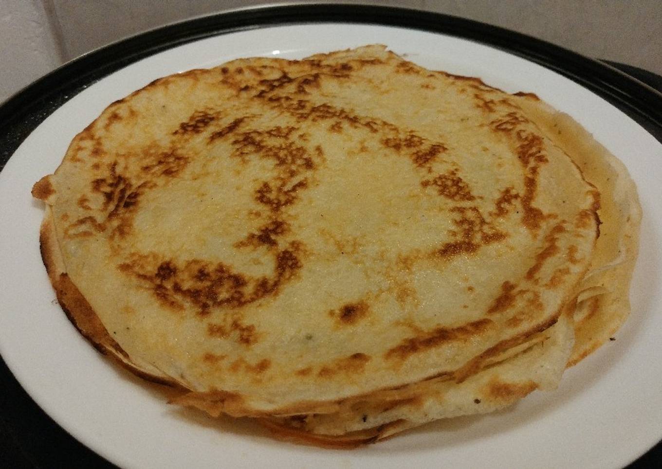 Masa de Filloas o panqueques.