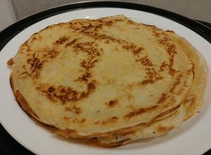 Una foto de Masa de Filloas o panqueques.