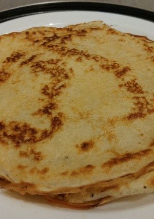 Una foto de Masa de Filloas o panqueques.