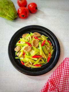 Foto resep Tumis Labu Siam Bakso