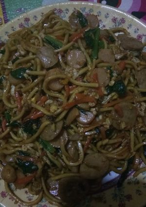 Foto resep Mie hokkian goreng sosis baso