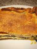 Scacciata spinaci, cotto e pepato fresco