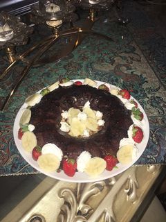 عکسی از دستور کیک خیس براونی 🥰