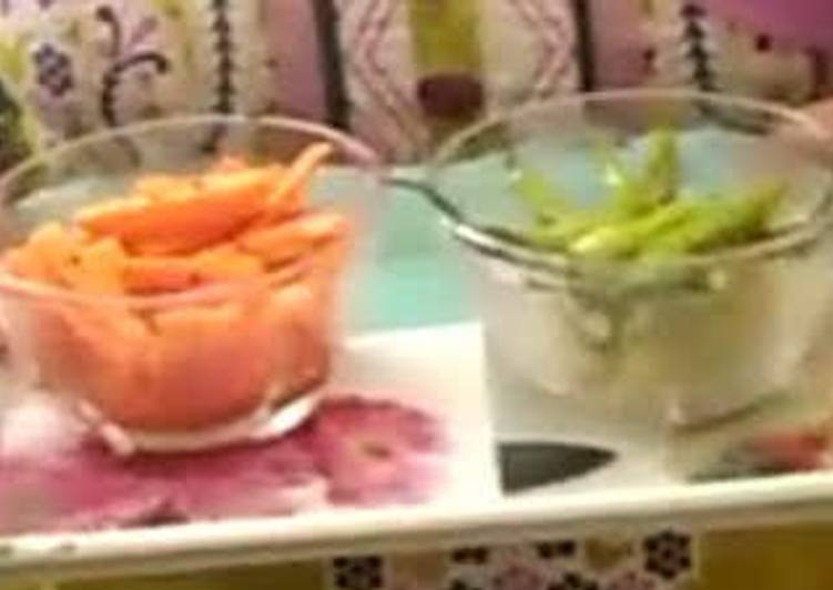 Simple Way to Make Homemade Instant carrot pickle &amp; green chilli dressing