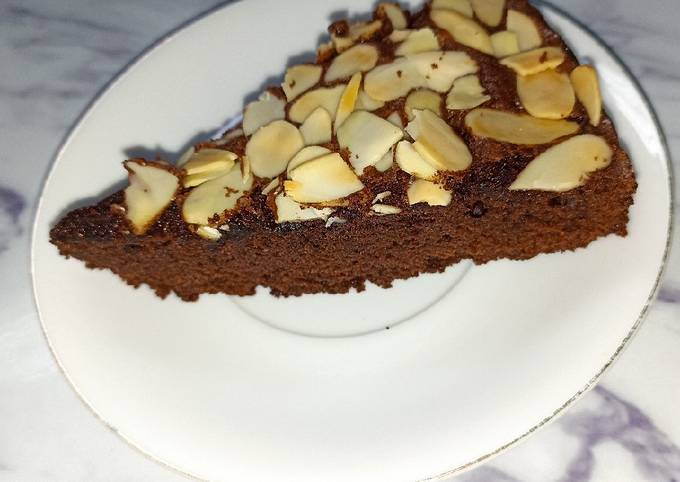 Wajib coba! Resep memasak Brownies toping Almond yang nikmat