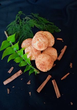 Una foto de Galletas de canela, craqueladas. Gluten free