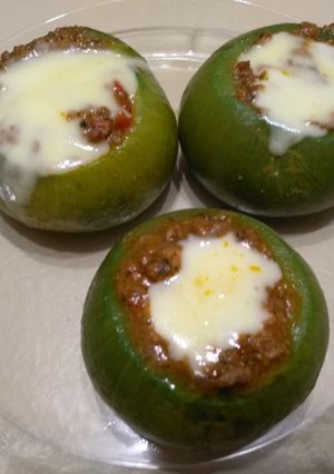 Una foto de Zapallitos rellenos
