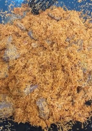 Foto resep Dendeng Daging Sapi + Srundeng Kelapa