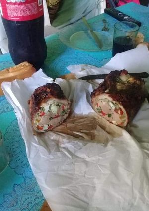 Una foto de Bondiola rellena