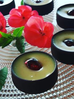 Una foto de Mini tartaletas doble chocolates muy fácil