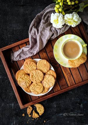 A picture of Orange cookies (vegan).