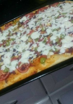 صورة لوصفة بيتزا 🍕🍕