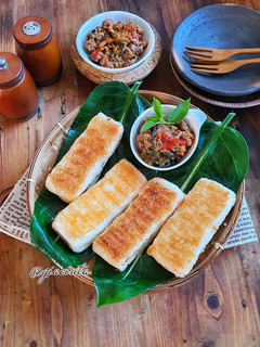 Foto resep Ketan bakar sambel oncom Lembang
