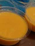 Flan de mango
