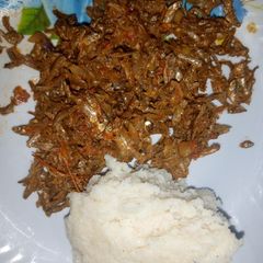 A picture of Fried Omena.