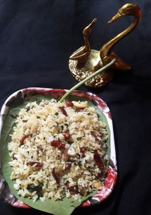 A picture of Betel leaf pulao.