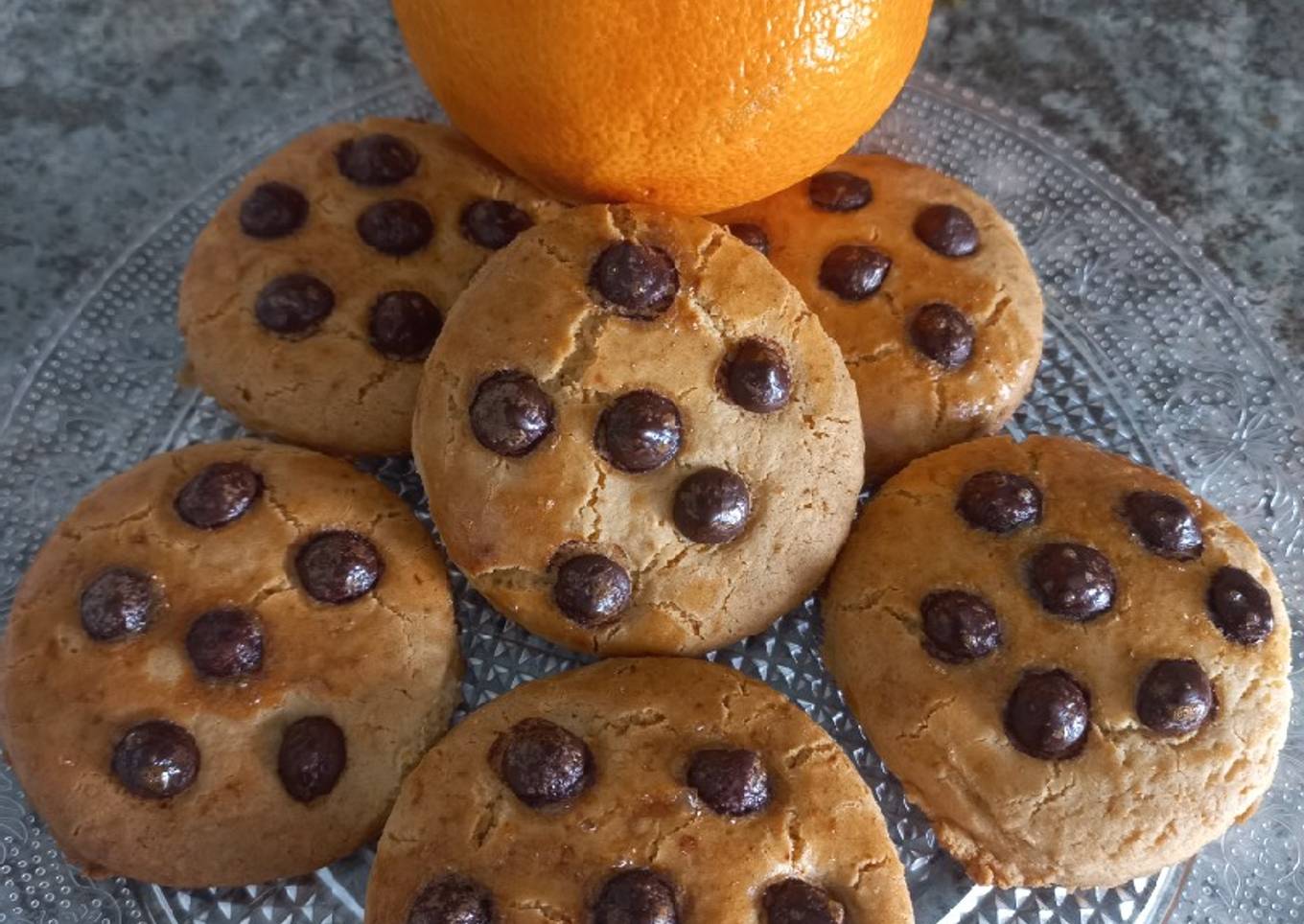 Galletas de naranja y chocolate en Thermomix