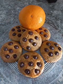 Una foto de Galletas de naranja y chocolate en Thermomix