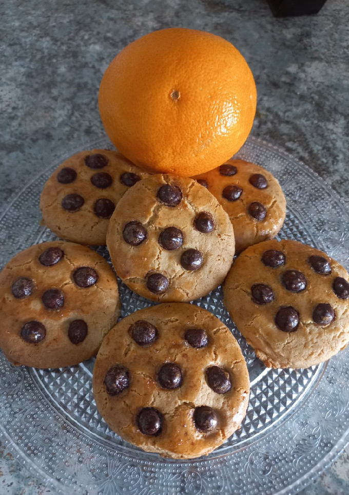 Una foto de Galletas de naranja y chocolate en Thermomix