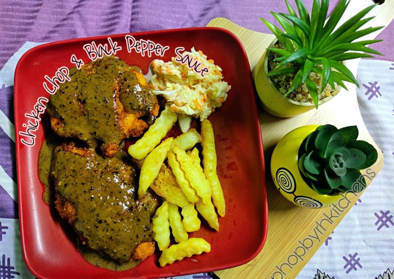 Chicken cutlet և pepper sauce