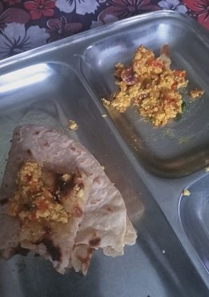 A picture of Panner bhurji.